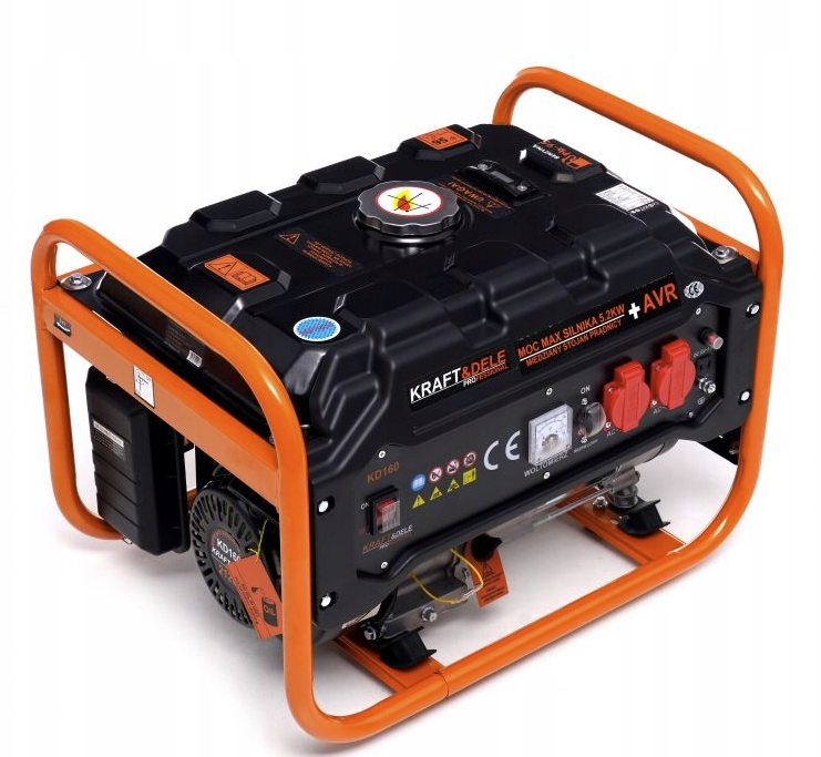 Elektrocentrála KD160 zepředu
